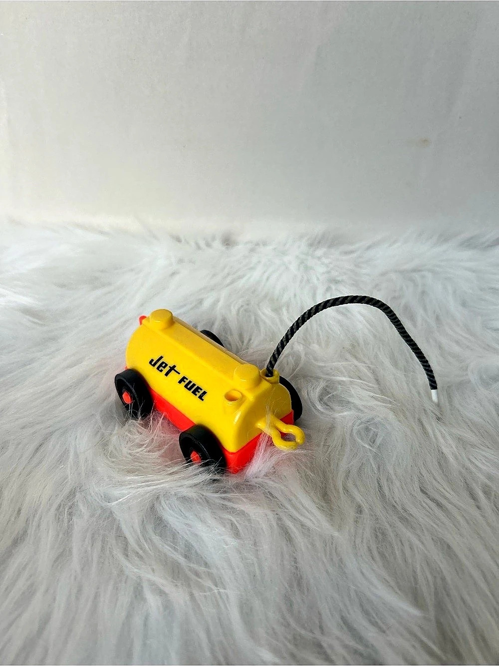 Fisher-Price Play Family Airport Tram Fuel Car Yellow & Red